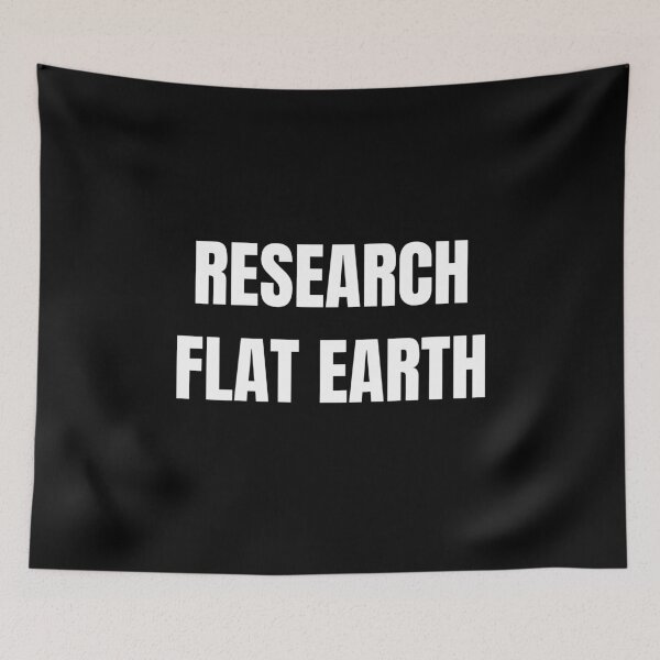 Item preview, Research Flat Earth NASA Conspiracy Theorist  designed and sold by SwagHut.