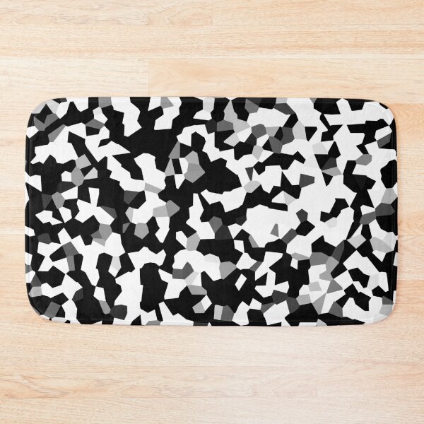 Item preview, Black and White Crystallization Pattern designed and sold by BiscuitSnack.