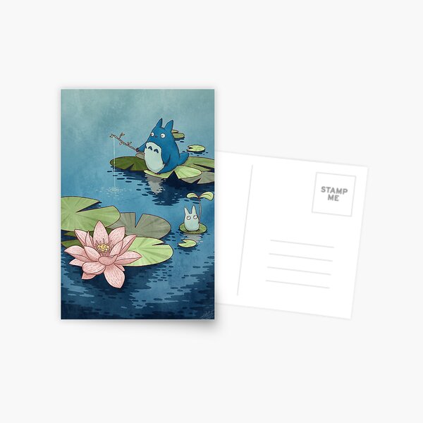 Chibitotoro lotus Postcard