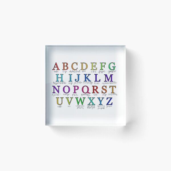 Item preview, Abc’s Of special education designed and sold by Two Birds Artwork.