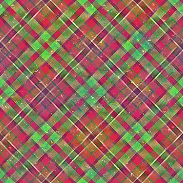 Artwork thumbnail, Distressed Spring Plaid Pattern by thaneydesign