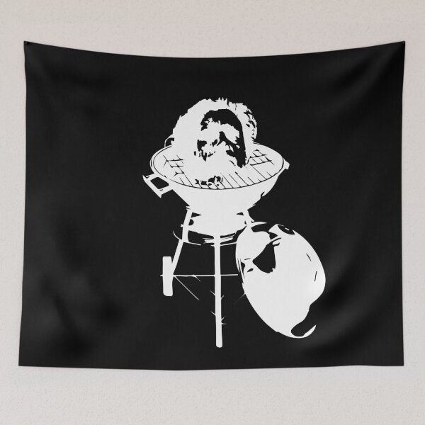 Item preview, BBQ Head - White designed and sold by Rietdyk.