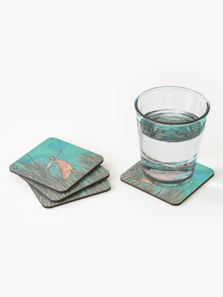 Alternate view of Kingfisher Coasters (Set of 4)