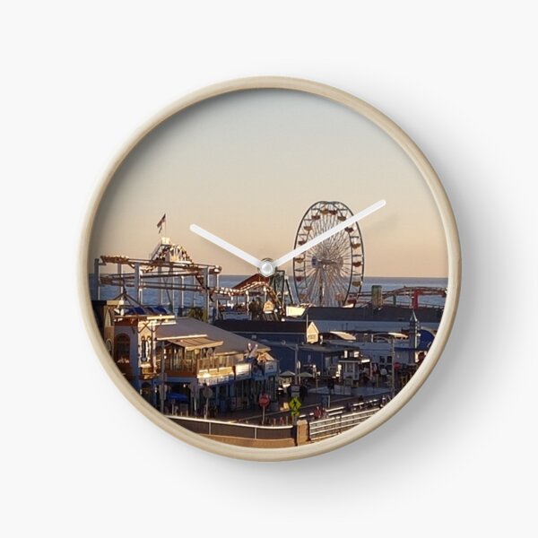 Santa Monica Pier Los Angeles Clock