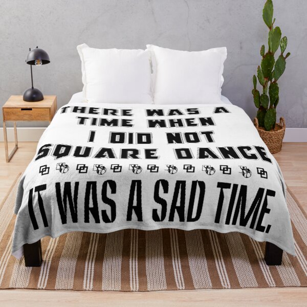 Item preview, SQD Was A Time BLK designed and sold by Square Dancing Gifts & Merchandise.