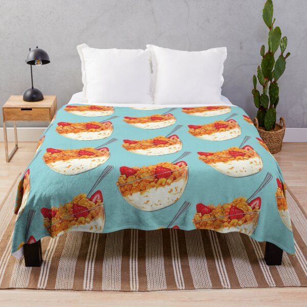 Item preview, Cereal Pattern - Blue designed and sold by Kelly Gilleran.