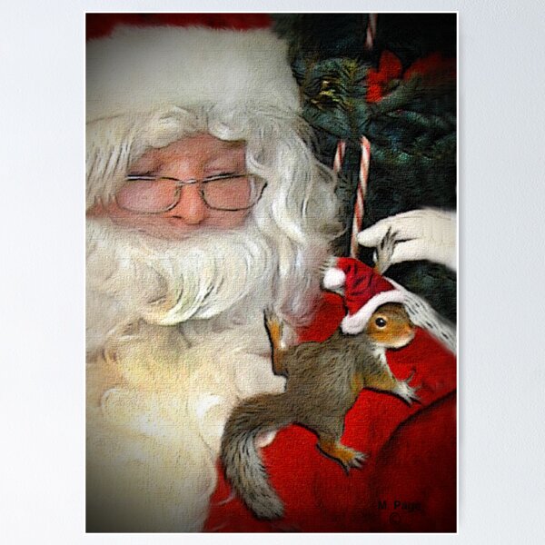 Item preview, "First Ever Photo Of Santa Paws As A Tiny Baby" designed and sold by Melinda Stewart Page.