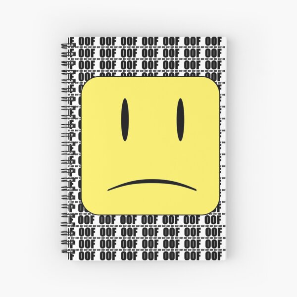 Roblox Oof Spiral Notebooks Redbubble