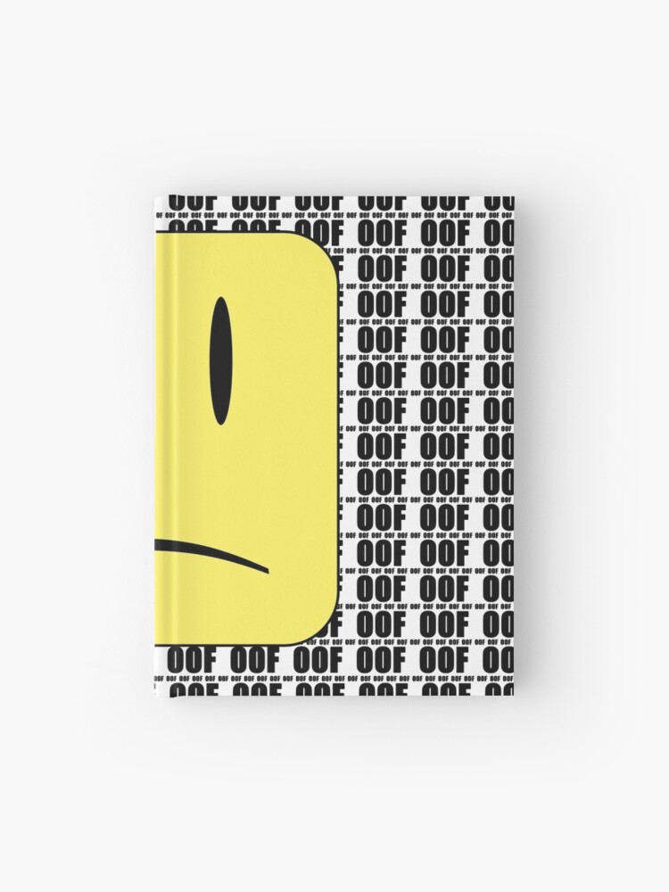 Oof X Infinity Hardcover Journal By Jenr8d Designs Redbubble - roblox noob heads tapestry by jenr8d designs redbubble