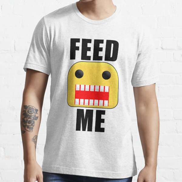 Roblox Feed The Noob T Shirt By Jenr8d Designs Redbubble - roblox feed me giant noob classic t shirt