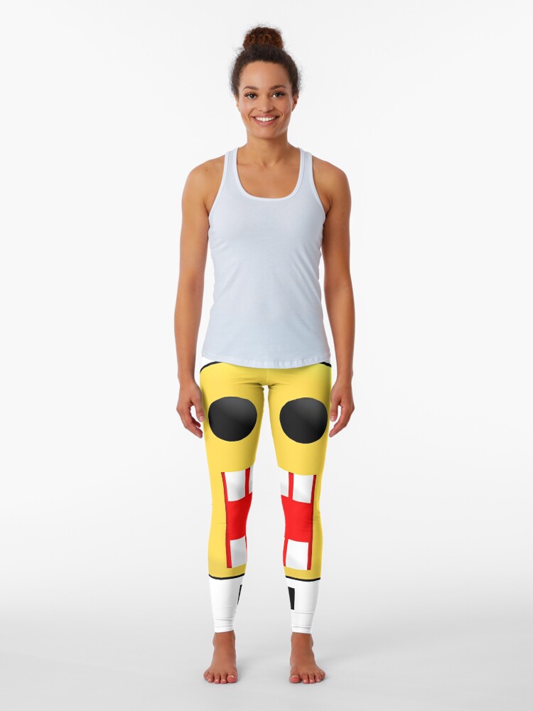 Roblox Feed Me Giant Noob Leggings By Jenr8d Designs Redbubble - roblox feed me