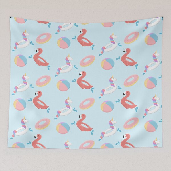 Item preview, Unicorn and flamingo pool floats  designed and sold by SunnyDuran.