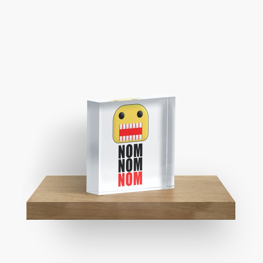 Roblox Feed The Noob Acrylic Block By Jenr8d Designs Redbubble - roblox keep out noobs metal print by jenr8d designs redbubble