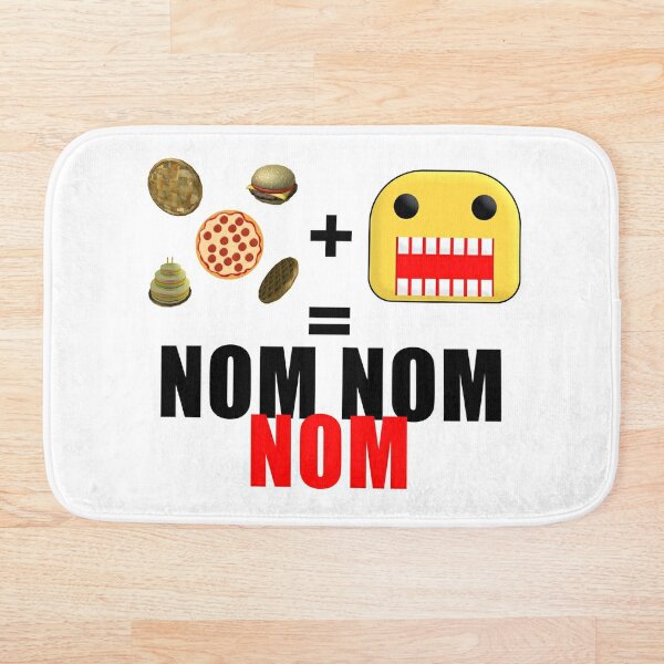 Noob Bath Mats Redbubble - fat noob with taco roblox