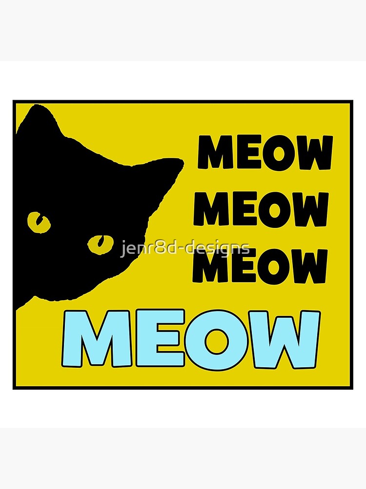 roblox cat sir meows a lot acrylic block by jenr8d designs redbubble - roblox animation sir meows a lot