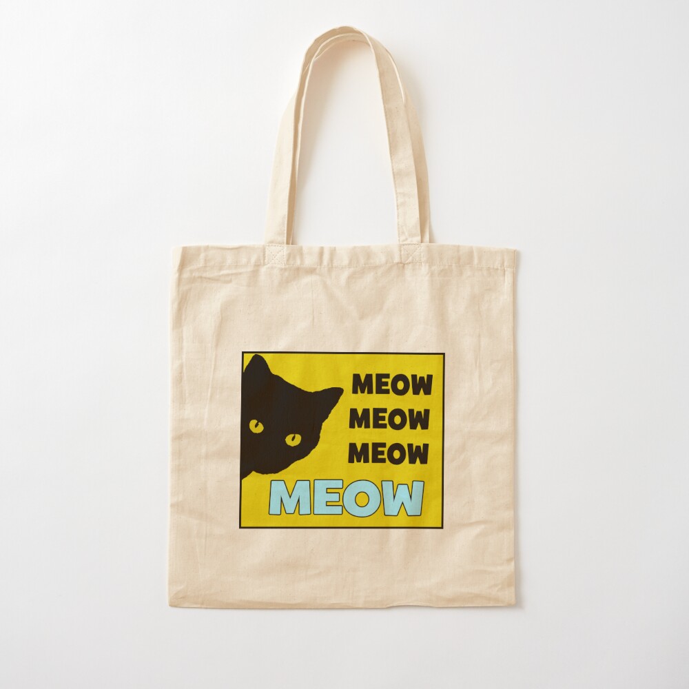 Roblox Cat Sir Meows A Lot Tote Bag By Jenr8d Designs Redbubble - cat bag roblox