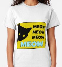 Mr Meow Cat T Shirts Redbubble - roblox cat sir meows a lot premium scoop t shirt by jenr8d