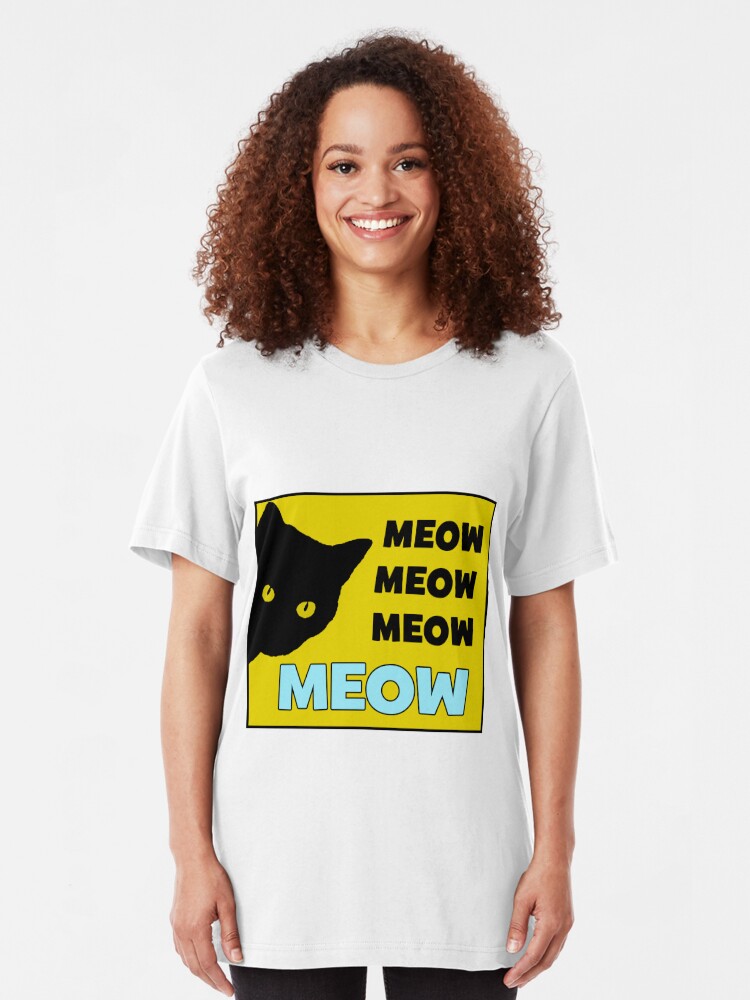 T Shirt Roblox Cat Sir Meows A Lot Par Jenr8d Designs Redbubble - unisex roblox t shirt imprime a manches longues pour enfants pull