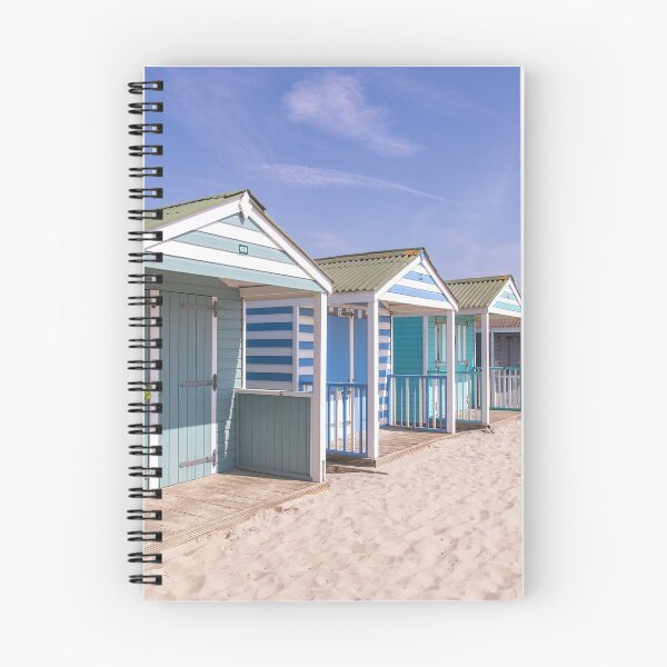 Item preview, Pastel stripey beach huts at West Wittering beach *1* designed and sold by Zoe Power.