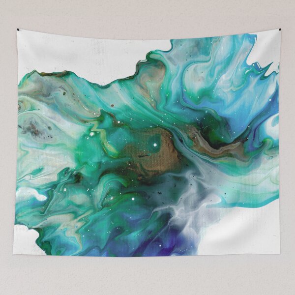 Item preview, blue-green flow of colour designed and sold by KristiinaL.