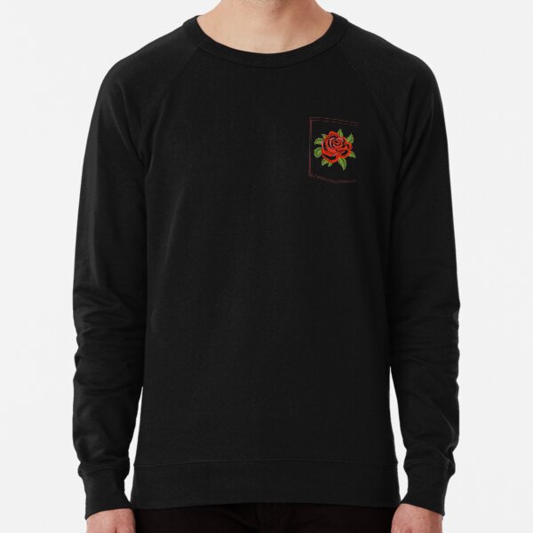 red rose sweatshirt
