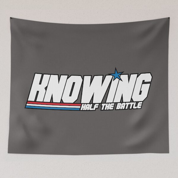 Item preview, KNOWING... Half the battle designed and sold by cogstees.