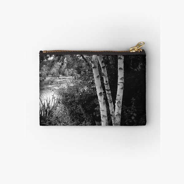 Item preview, White birch trees in black and white designed and sold by Marian Rubin.