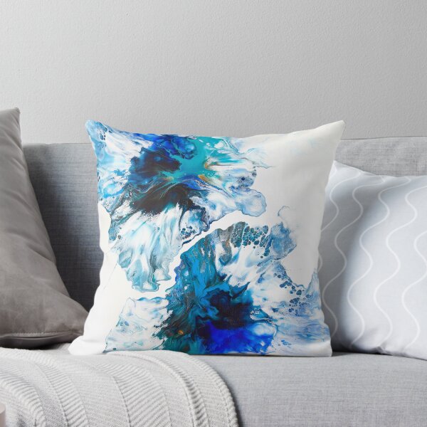 Item preview, Frosty flowers in icy blue designed and sold by KristiinaL.