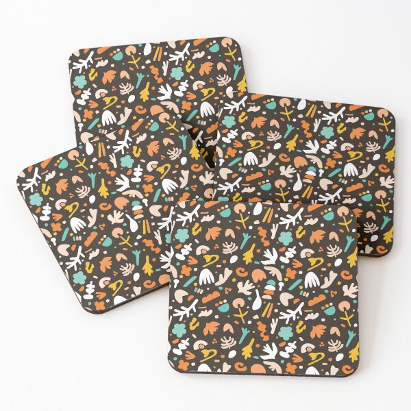 Item preview, Abstract childish collage cut out shapes.  designed and sold by Limolida.