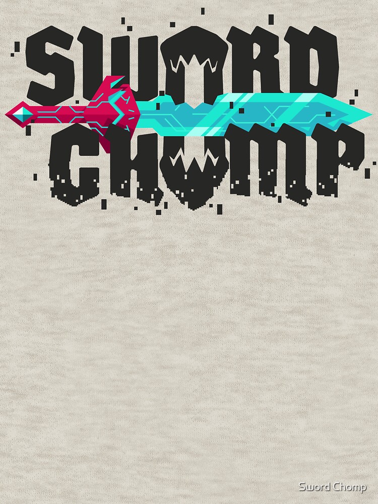 Thumbnail 5 of 5, Pullover Hoodie, Sword Chomp Logo Black designed and sold by Swordchomp.