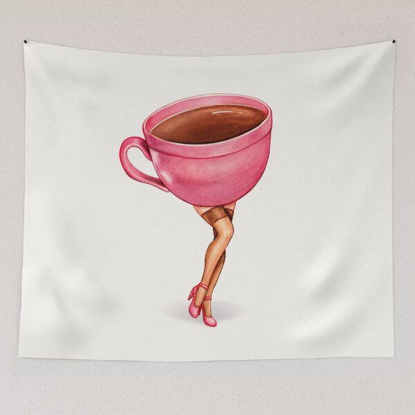 Item preview, Coffee Pin-Up designed and sold by Kelly  Gilleran.