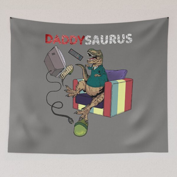 Item preview, Daddy Saurus -Dinosaur -T-Rex designed and sold by Kim Leex.