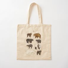 Bears Cotton Tote Bag
