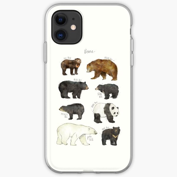 Bear riding bike with forest friends iPhone 11 case Bear riding bike with forest friends iPhone 11 case