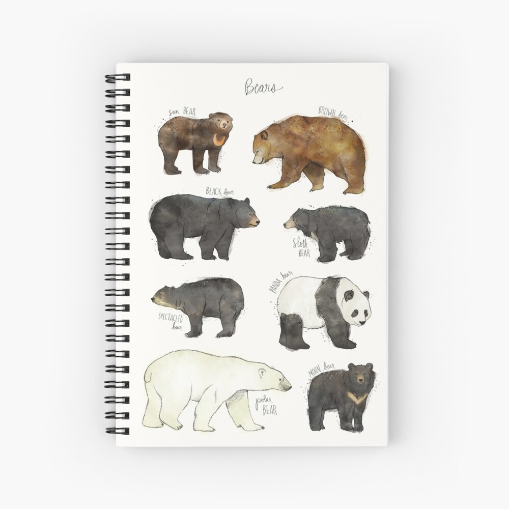 Bears Spiral Notebook