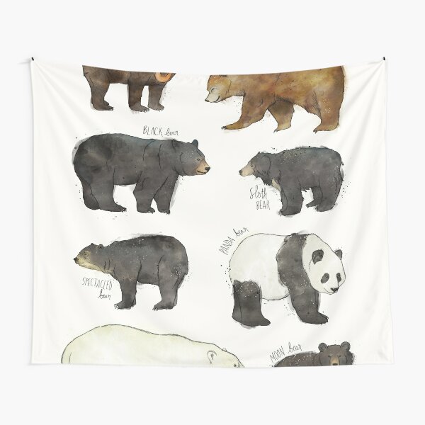 Disover Bears Tapestry