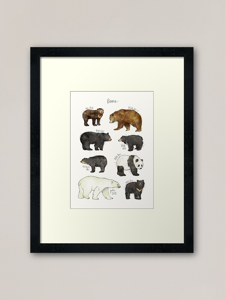 Alternate view of Bears Framed Art Print