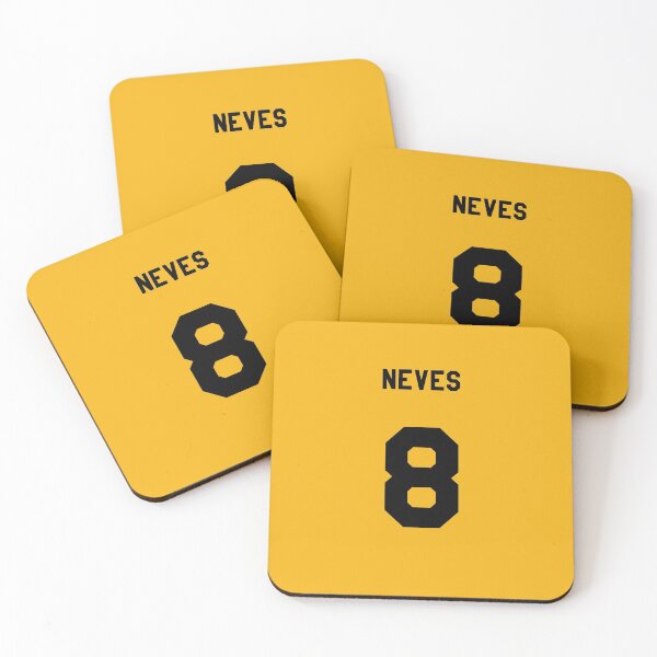 Item preview, Neves Number 8 Shirt designed and sold by FootballArcade.