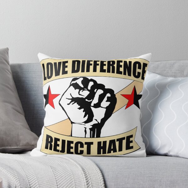 Item preview, Love Difference, Reject Hate designed and sold by desertjellyfish.