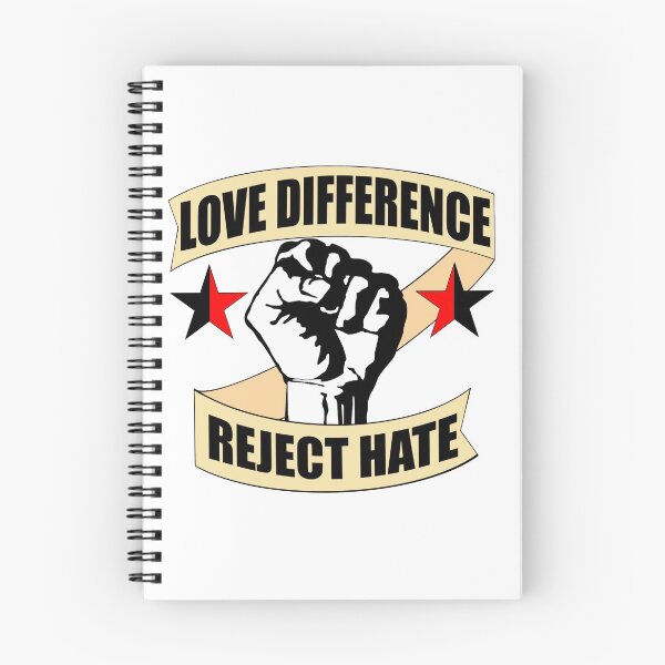 Item preview, Love Difference, Reject Hate designed and sold by desertjellyfish.