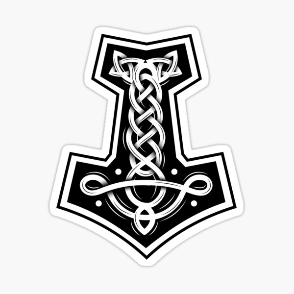 Item preview, Mjolnir Thor's Hammer Viking warrior gift designed and sold by MarcelDesign.