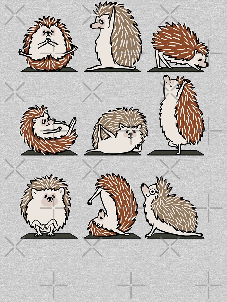 Hedgehog Yoga by Huebucket