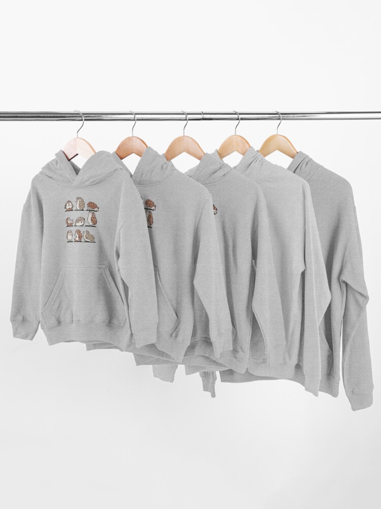 Alternate view of Hedgehog Yoga Kids Pullover Hoodie