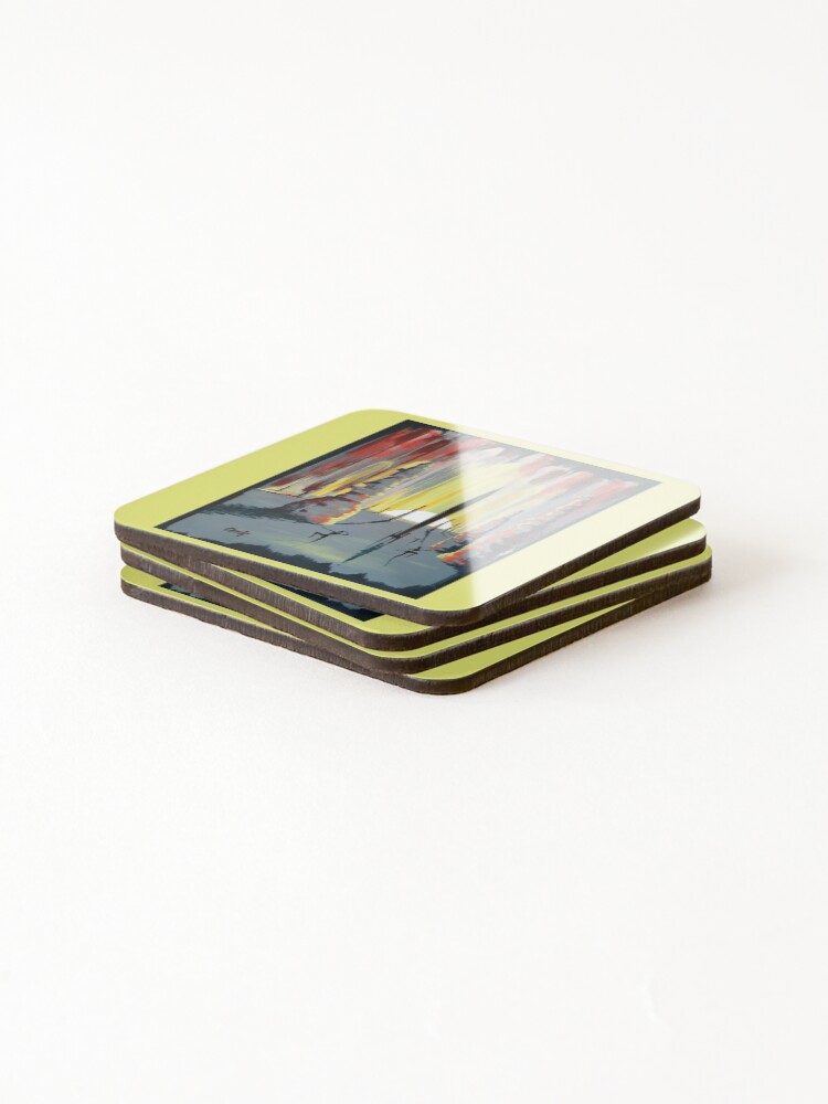 Thumbnail 4 of 5, Coasters (Set of 4), Space Catets designed and sold by RillyDeeZy.