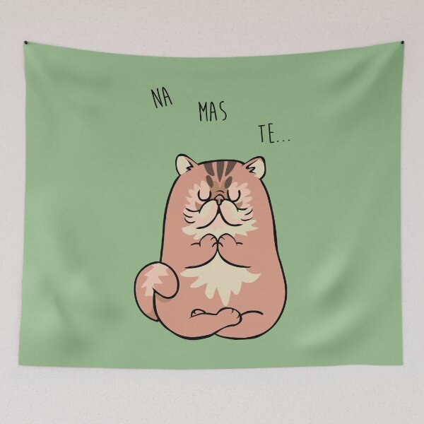 Item preview,  NAMASTE Persian Cat designed and sold by Huebucket.