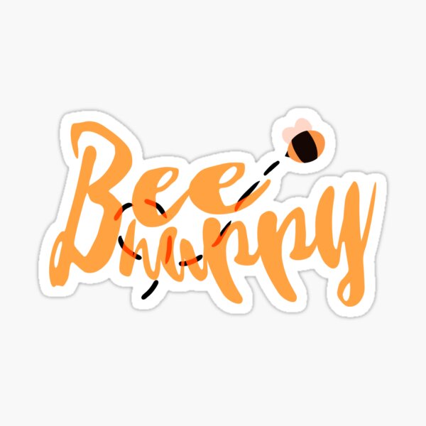 Bee Happy Sticker