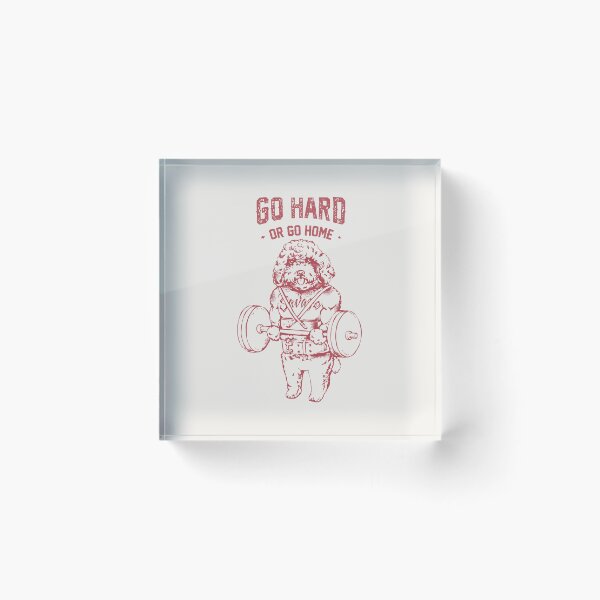 Item preview,  Go Hard or Go Home Poodle designed and sold by Huebucket.