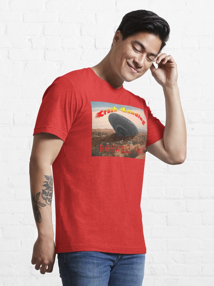 Alternate view of Roswell Crash Landing Essential T-Shirt