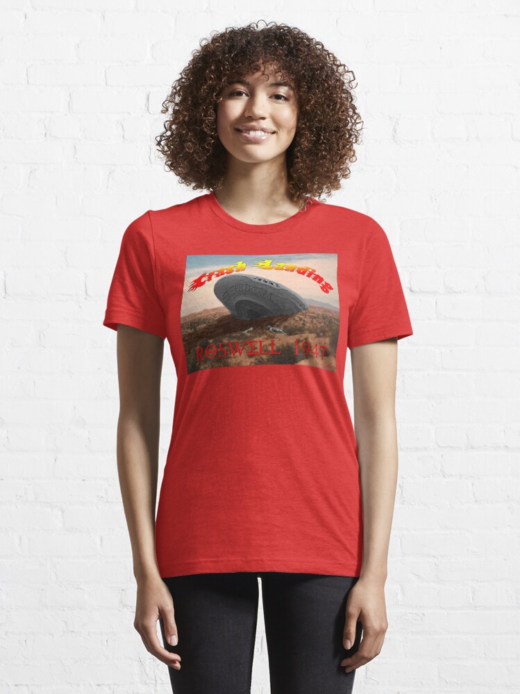 Alternate view of Roswell Crash Landing Essential T-Shirt