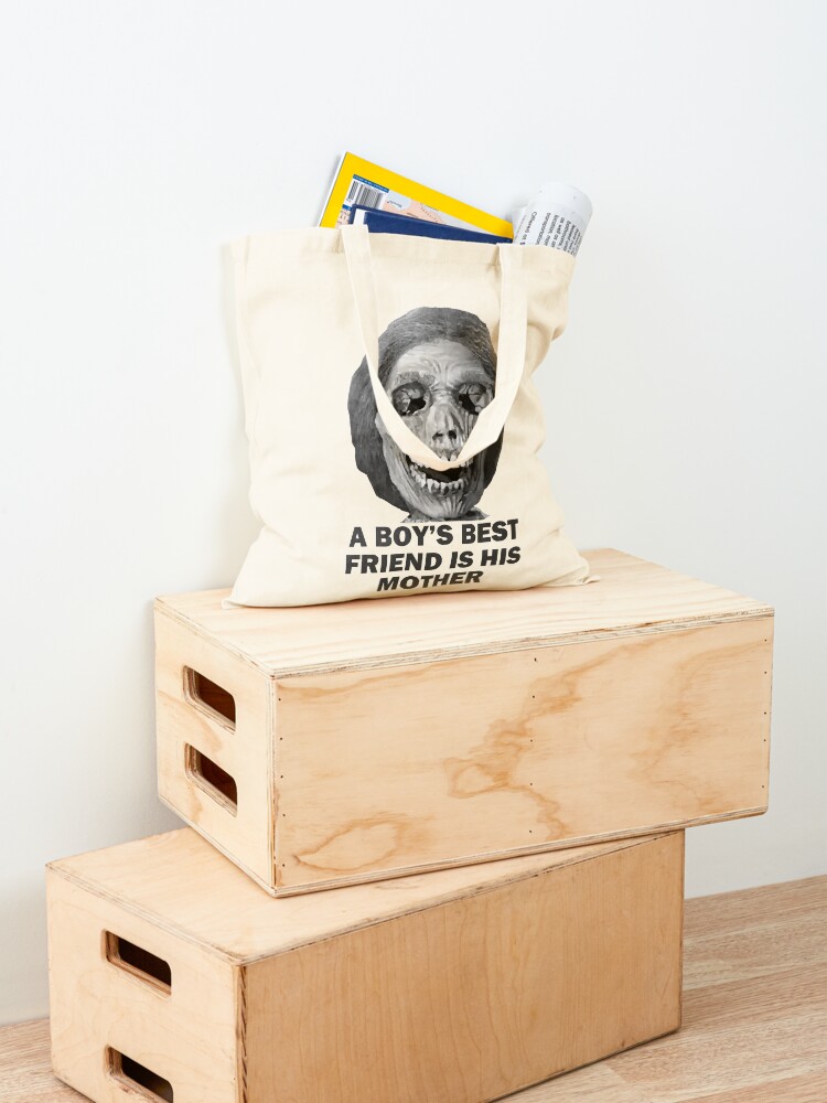 Alternate view of Psycho Mother Movie Quote Tote Bag
